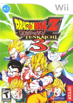 Dragon Ball Z- Budokai Tenkaichi 3 box cover front